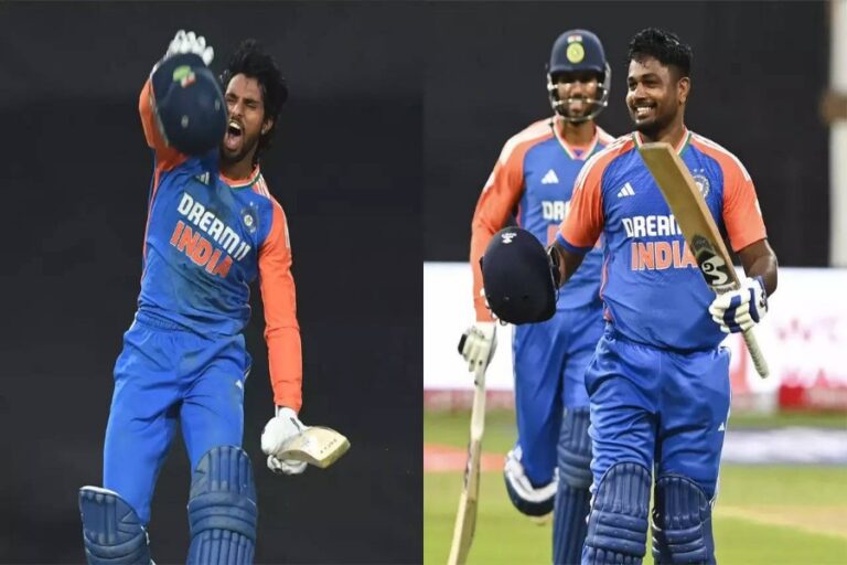 भारत बनाम साउथ अफ्रीका चौथा T20: संजू सैमसन और तिलक वर्मा की नाबाद शतकीय पारियों के साथ भारत की 138 रनों से ऐतिहासिक जीत और रिकॉर्ड तोड़ प्रदर्शन।