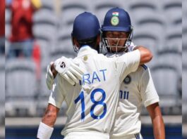 AUS vs IND 1st Day 3 Perth Test Score