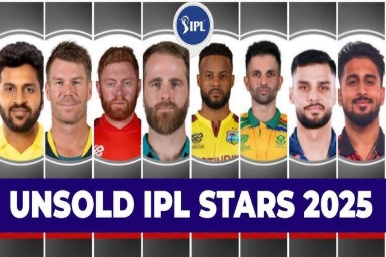 IPL 2025 अनसोल्ड खिलाड़ियों की लिस्ट, जिनमें डेविड वॉर्नर, पृथ्वी शॉ और अन्य प्रमुख नाम शामिल हैं।