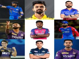 IPL 2025 Captains List