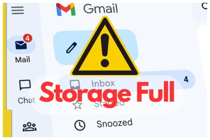 Gmail Storage Full