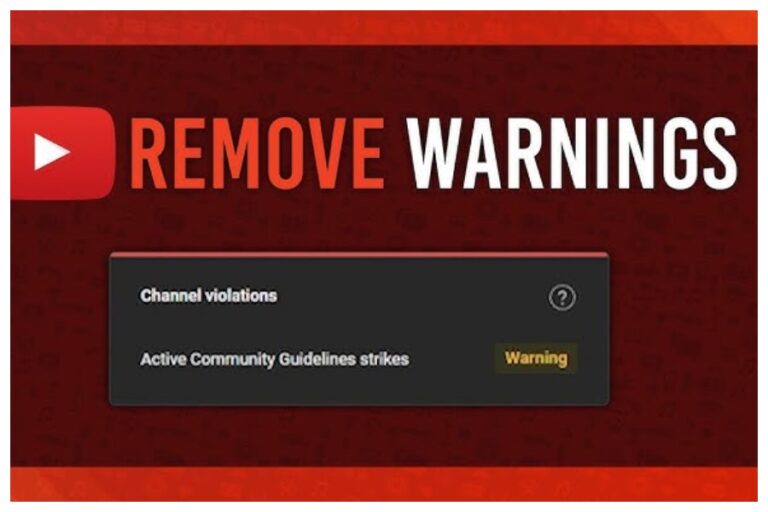YouTube Warning