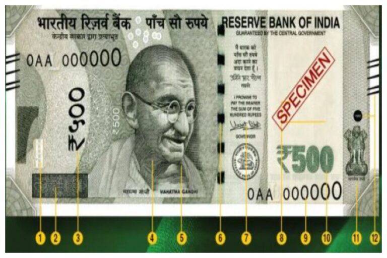 Fake Currency Of Rs 500