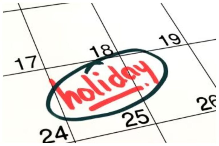 Holidays 2025 Full List