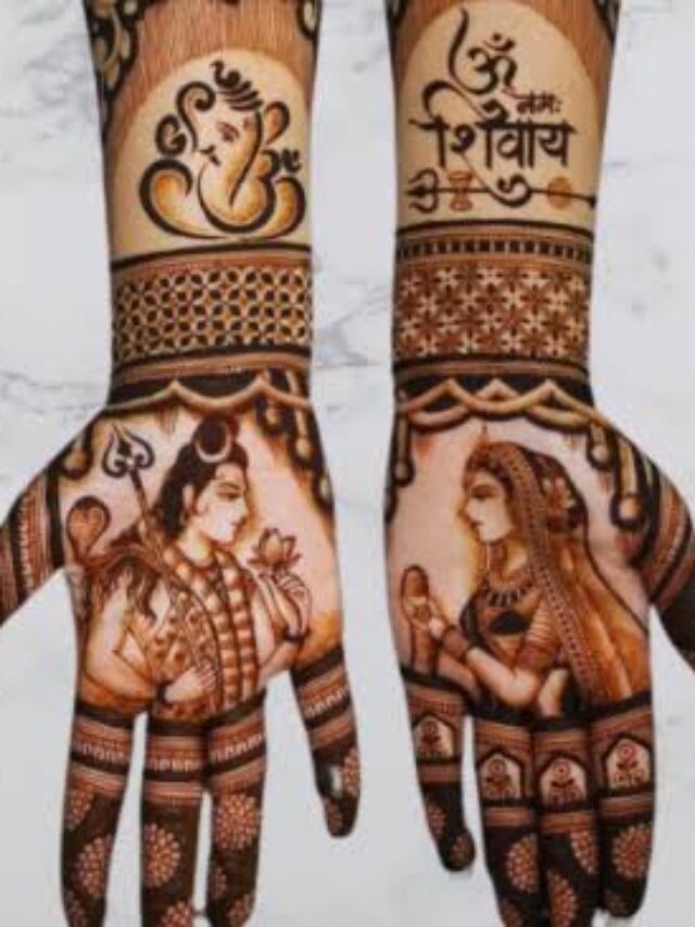 Haritalika Teej mehndi designs
